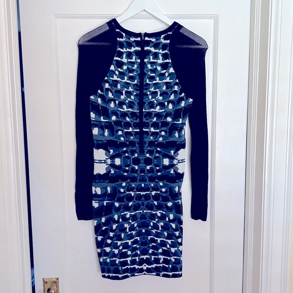 Parker Mesh & Knit Bodycon Mini Dress - Picture 3 of 4